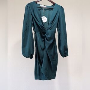 Petal+Pup Party Kataleya Dress - Emerald, Size 0 NWOT